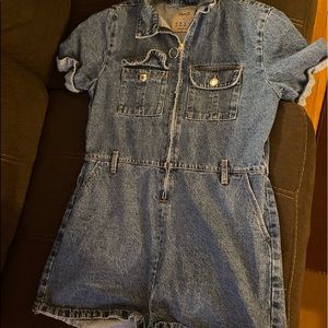 Short denim jumper